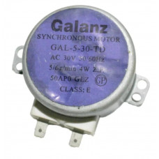 Мотор вращения тарелки СВЧ Galanz GAL-5-30-TD 30V 4W 5/6r/min