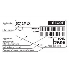 Компрессор Secop SC 12 MLX (R-404) (W при +7,2° 1847Вт) среднетемпературный в коробке