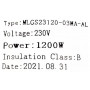 Мотор пылесоса моющий 1200W H210мм D144мм 11ME50C