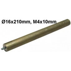 Анод магниевый для водонагревателя M4x10mm, L=210mm, D=16