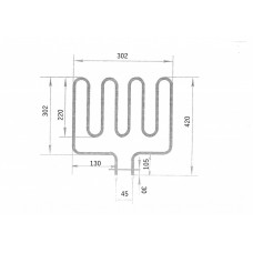 ТЭН для саун HARVIA ZSL-313 2000W 240 А 8/2,0 Т 220