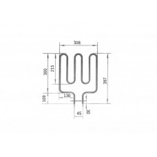 ТЭН для саун HARVIA ZSK-690 1500W 195 А 8/1,5 Т 220